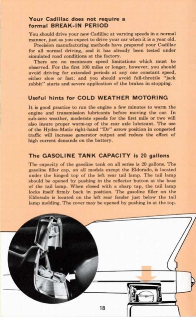 1955 Cadillac Owners Manual Page 25